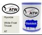 Preview: Hyundai, White Frost Tricoat, AT: 500ml Lackdose, von ATW Autoteile West.